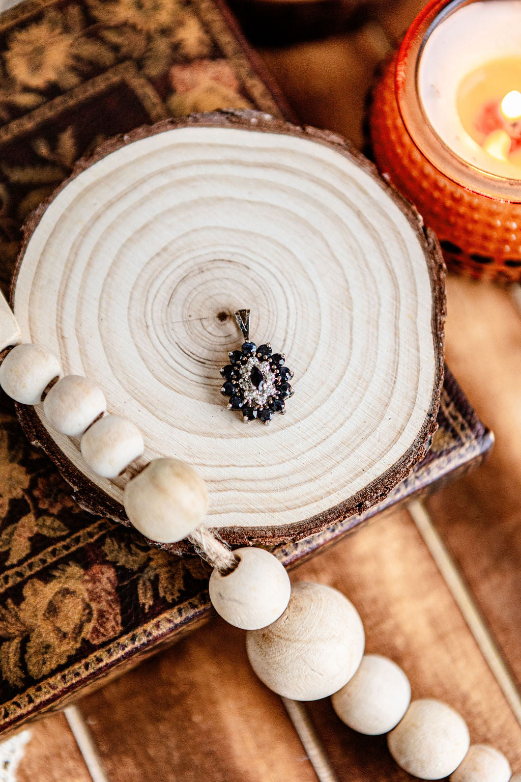 Sapphire & Diamond Necklace