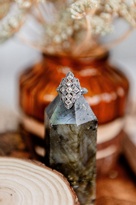 Silver Marcasite Ring
